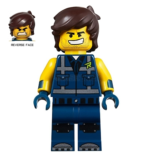 LEGO Minifigure - Rex Dangervest, Smile/Angry (2019) [The LEGO Movie]