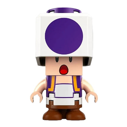 LEGO Minifigure - Purple Toad - Surprised, Super Mario [SUPER MARIO]