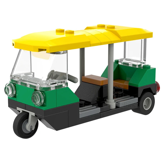 LEGO "Tuk Tuk" - Three-Wheeled Vehicle/Auto Rickshaw [MiniMOC]