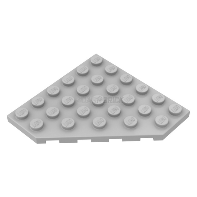 LEGO Wedge, Plate 6 x 6 Cut Corner, Light Grey [6106] 4211520