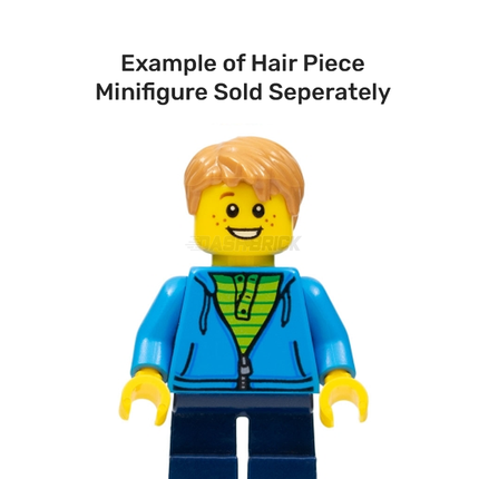 LEGO Minifigure Part - Hair Short Tousled with Side Part, Medium Nougat [62810] 6368591
