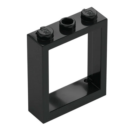 LEGO Window 1 x 3 x 3 Flat Front, Black [51239] 6424625