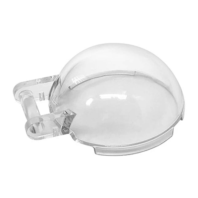 LEGO Windscreen 4 x 4 x 1 2/3 Canopy Dome Half Sphere with Bar Handle, Trans-Clear [18990] 6244781