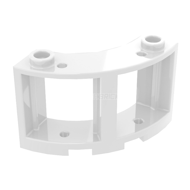 LEGO Window 3 x 3 x 2 Round Corner, White [73878] 6398113