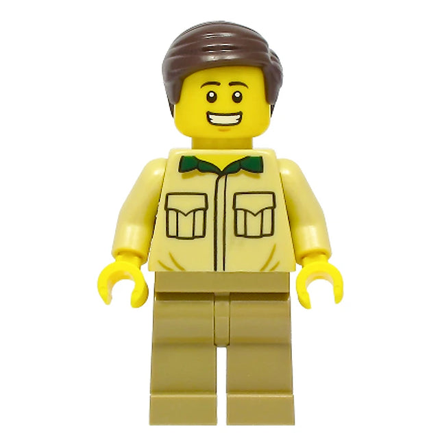 LEGO Minifigure - Male, "Westbrook W. Sleet", Wildlife Rescue (2021) [CITY]