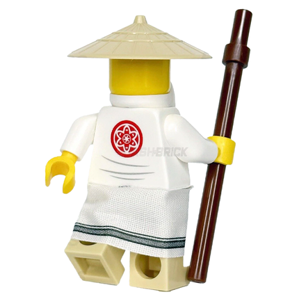 LEGO Minifigure - Sensei Wu - White Robe, Zori Sandals, The LEGO Ninjago Movie (2017) [NINJAGO]
