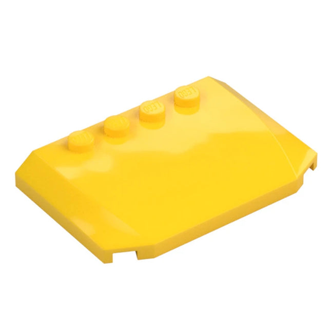 LEGO Wedge 4 x 6 x 2/3 Triple Curved, Yellow [52031] 4263142