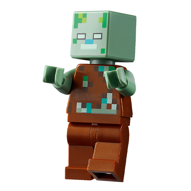 LEGO Minifigure - Drowned Zombie (2021) [MINECRAFT]