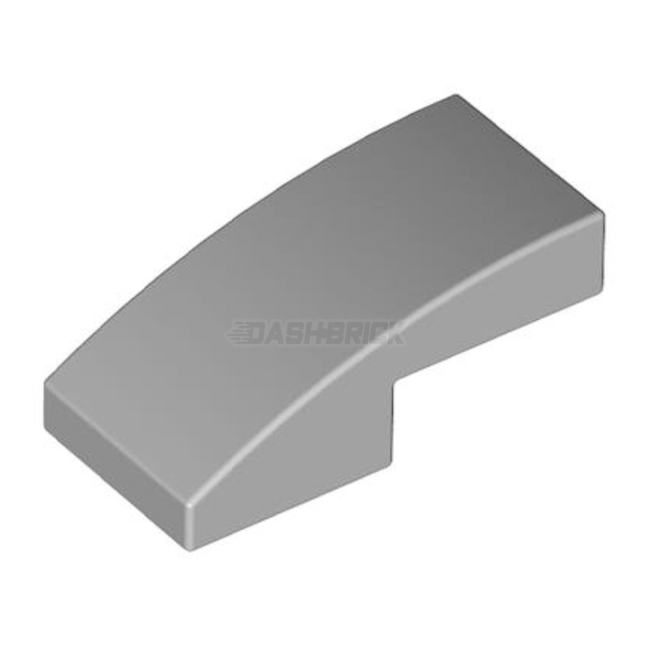 LEGO Slope, Curved 2 x 1 x 2/3, Light Grey [11477] 6028813