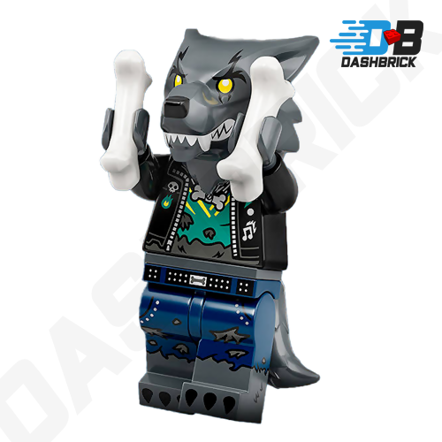 LEGO Collectable Minifigures - Werewolf Drummer (12 or 12) [Vidiyo Bandmates Series 1]