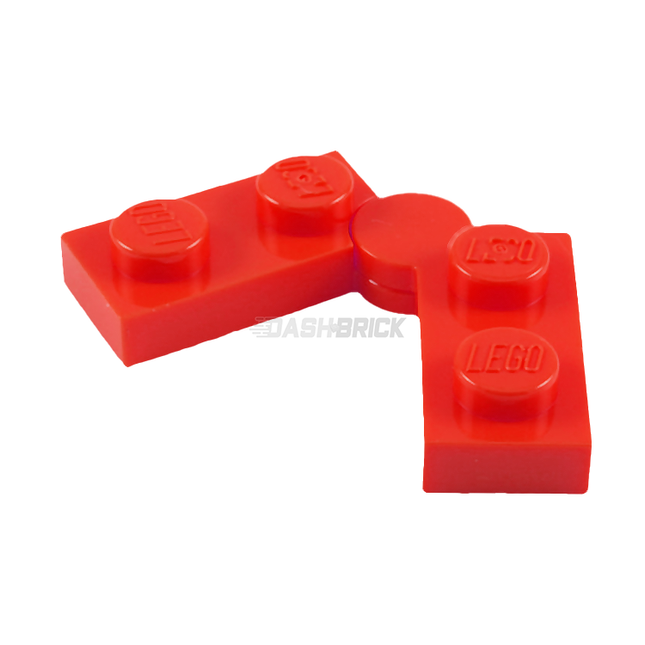 LEGO Plate, Modified, Hinge 1 x 4 Swivel, Red [2429 / 2430]