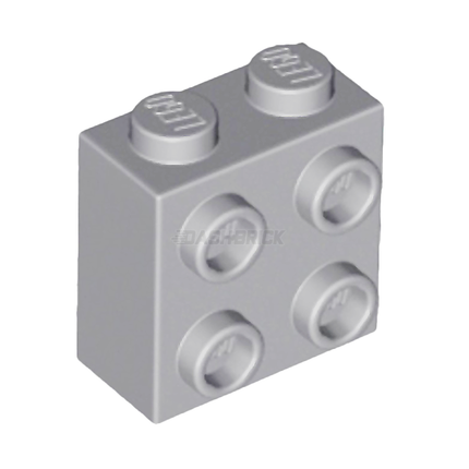 LEGO Brick, Modified 1 x 2 x 1 2/3 with Studs on One Side, Light Grey [22885] 6123809