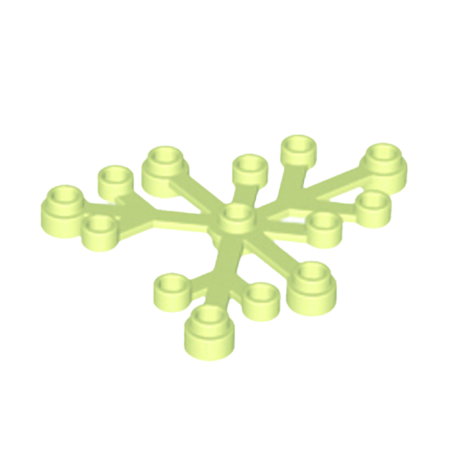 LEGO Plant Leaves 6 x 5, Yellowish Green [2417]