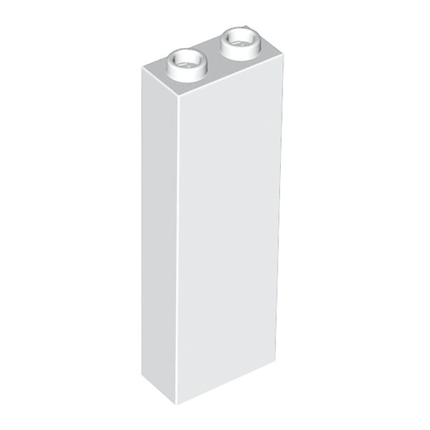 LEGO Brick 1 x 2 x 5, White [2454] 245401