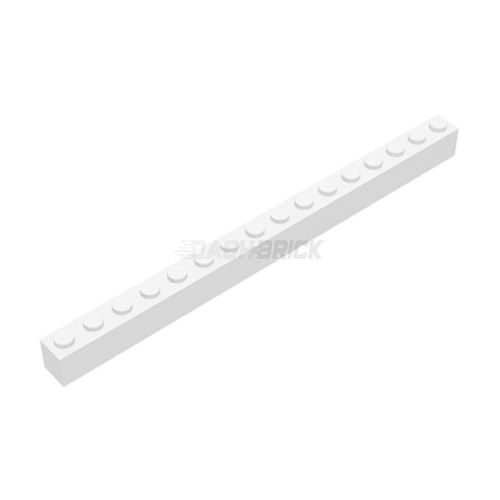 LEGO Brick, 1 x 16, White [2465] 246501