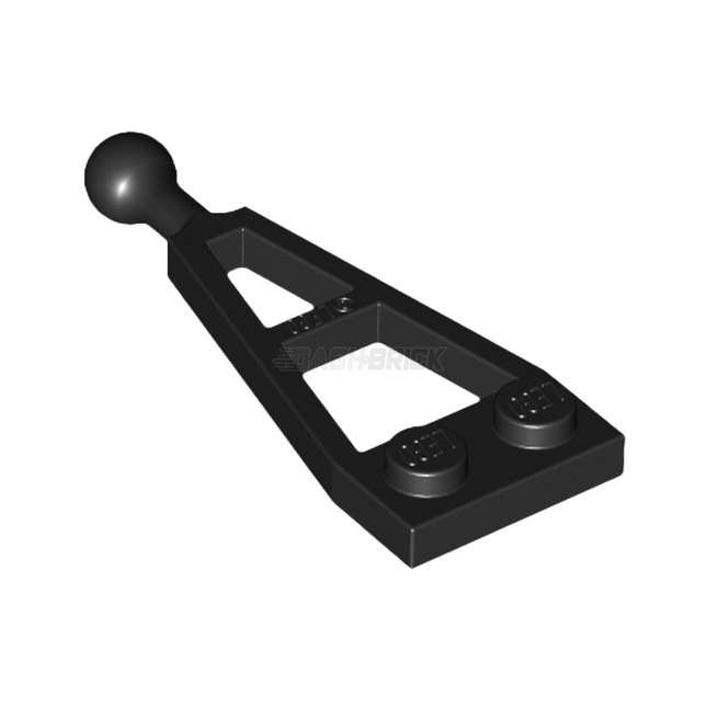 LEGO Plate, Modified, 1 x 2 with Long Tow Ball, Black [2508] 4274405