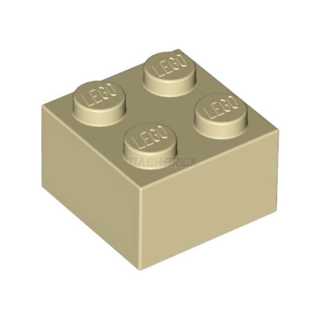 LEGO Brick 2 x 2, Tan [3003]