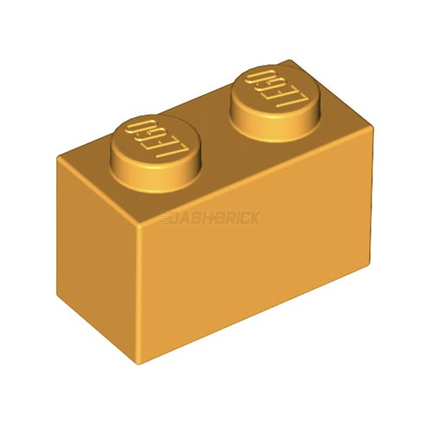 LEGO Brick 1 x 2, Bright Light Orange [3004]