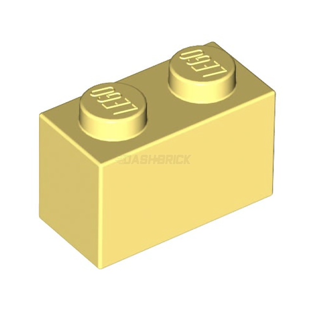 LEGO Brick 1 x 2, Bright Light Yellow [3004]
