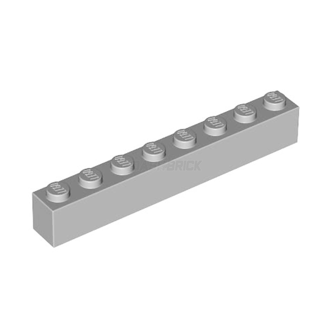 LEGO Brick, 1 x 8, Light Grey [3008] 4211392