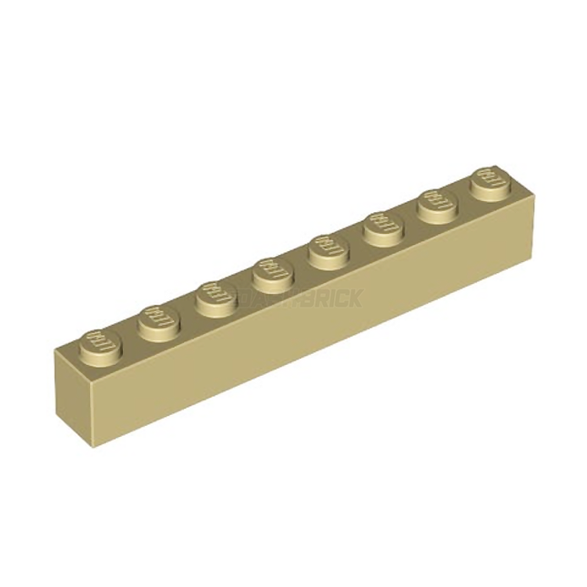LEGO Brick 1 x 8, Tan [3008] 4159774