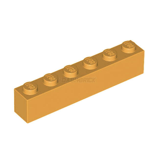 LEGO Brick 1 x 6, Bright Light Yellow [3009]