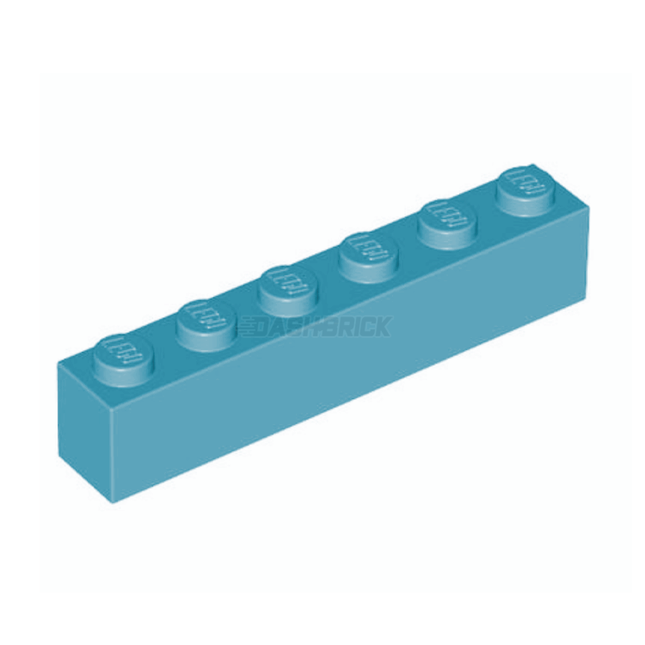 LEGO Brick 1 x 6, Medium Azure [3009]