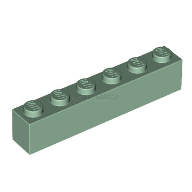 LEGO Brick, 1 x 6, Sand Green [3009] 6055565