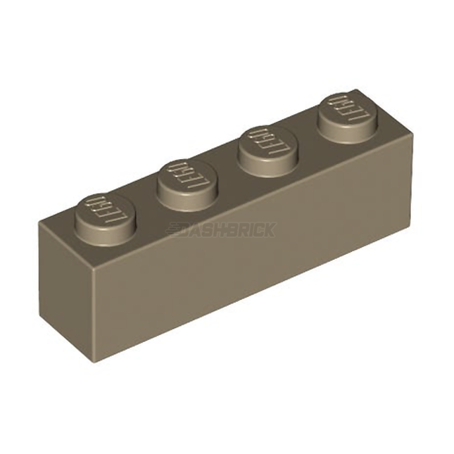 LEGO Brick 1 x 4, Dark Tan [3010] 6001822