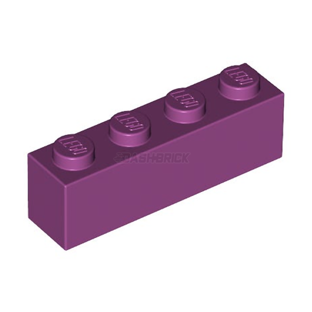 LEGO Brick 1 x 4, Magenta [3010]