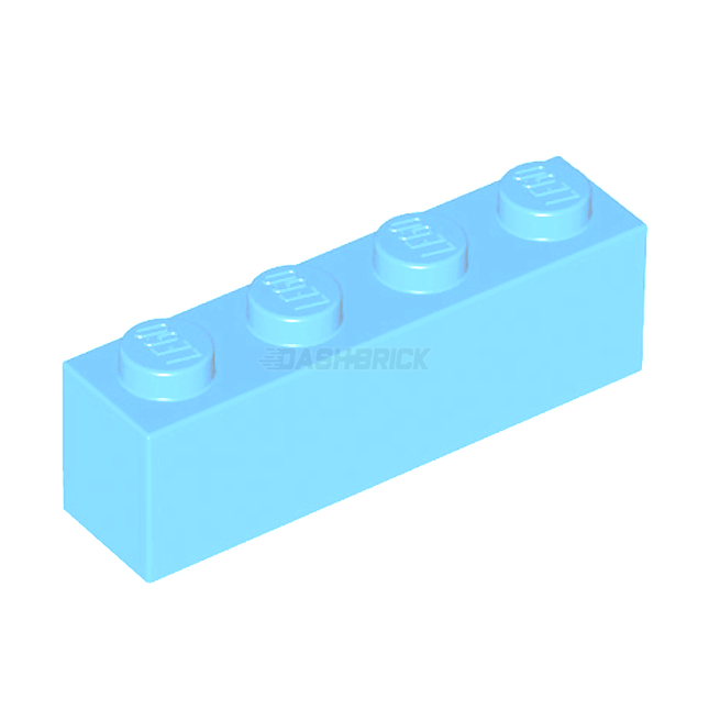 LEGO Brick 1 x 4, Medium Azure [3010]