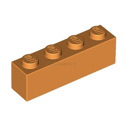 LEGO Brick 1 x 4, Orange [3010]