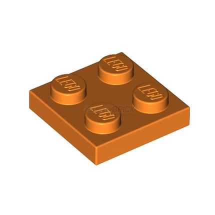 LEGO Plate, 2 x 2, Orange [3022] 3022106