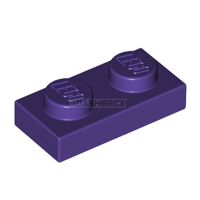 LEGO Plate, 1 x 2, Dark Purple [3023] 4655695