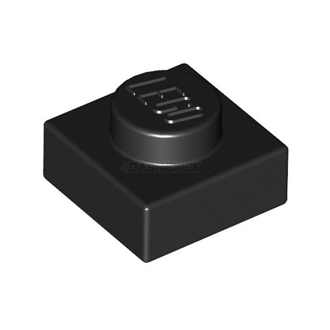 LEGO Plate, 1 x 1, Black [3024] 302426