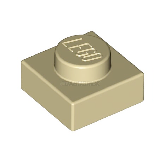 LEGO Plate, 1 x 1, Tan [3024]