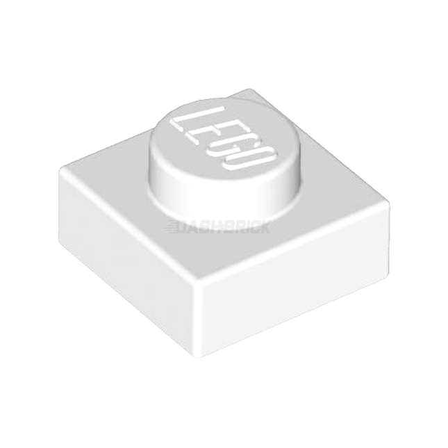 LEGO Plate, 1 x 1, White [3024]