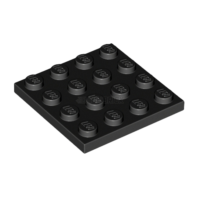 LEGO Plate 4 x 4, Black [3031] 4243819
