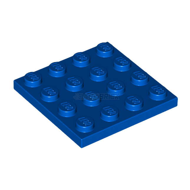 LEGO Plate, 4 x 4, Blue [3031] 4243815
