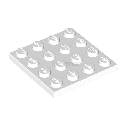 LEGO Plate 4 x 4, White [3031] 4243812