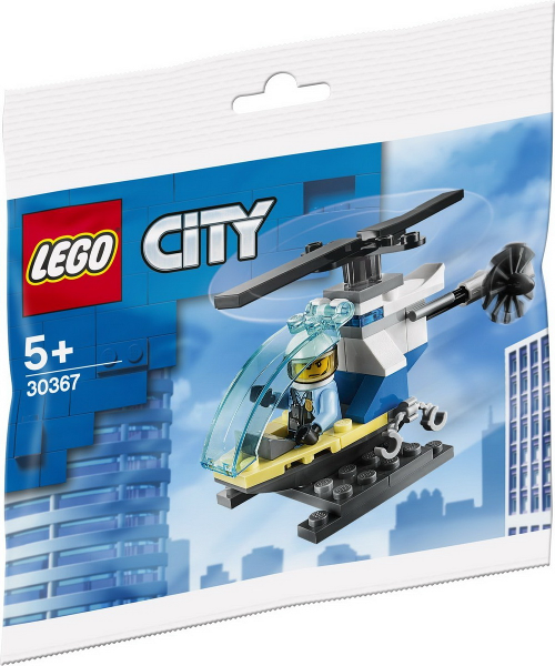 LEGO® City - Police Helicopter Polybag (2020) [30367] Retired Set