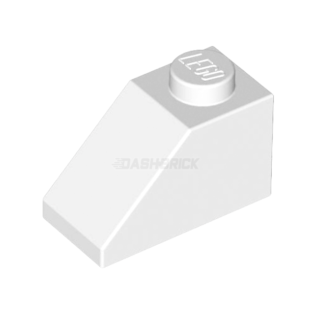 LEGO Slope 45, 2 x 1, White [3040]