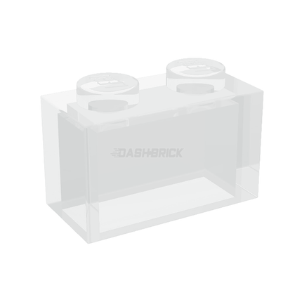 LEGO Brick 1 x 2, Transparent Clear [3065]