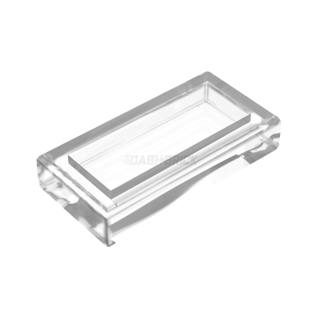 LEGO Tile 1 x 2, Trans-Clear [3069b]