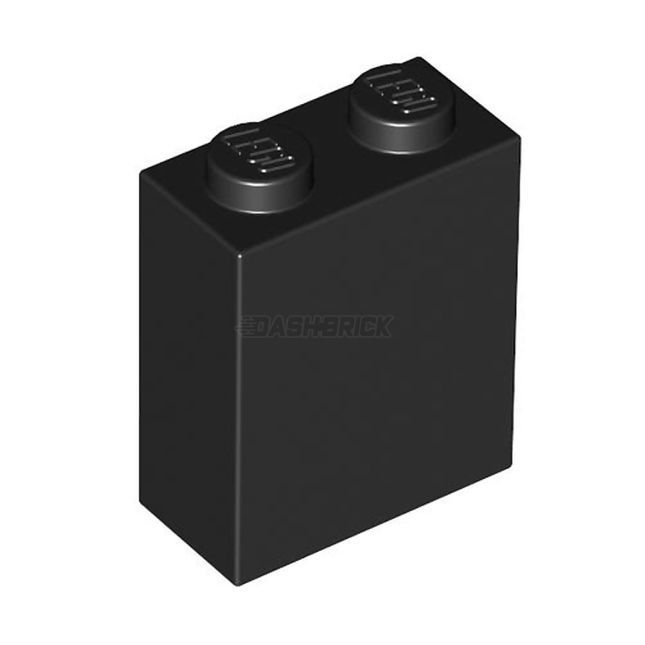 LEGO Brick 1 x 2 x 2, Inside Stud Holder, Black [3245c] 4618852