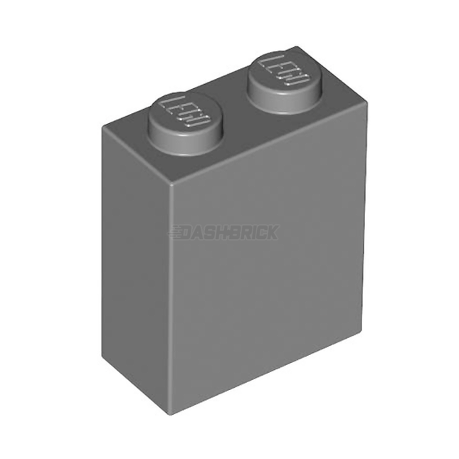 LEGO Brick 1 x 2 x 2, Inside Stud Holder, Dark Grey [3245c]