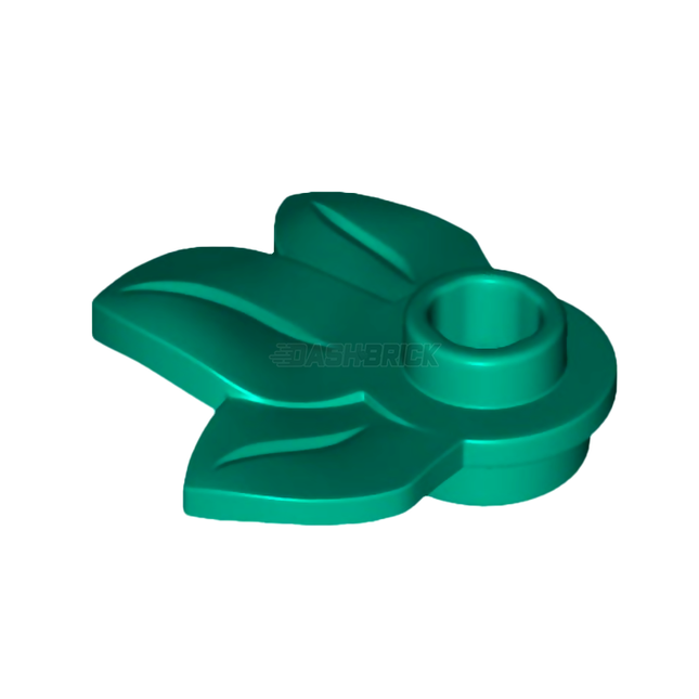 LEGO Plant Plate, Round 1 x 1 with 3 Leaves, Dark Turquoise [32607] 6286831