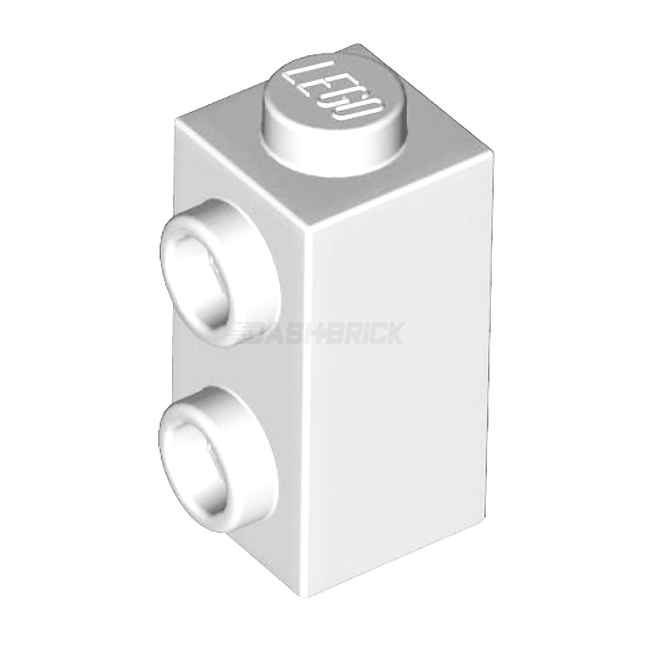 LEGO Brick, Modified 1 x 1 x 1 2/3 with Studs on Side, White [32952] 6218841