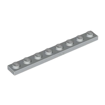 LEGO Plate 1 x 8, Light Grey [3460] 4211425
