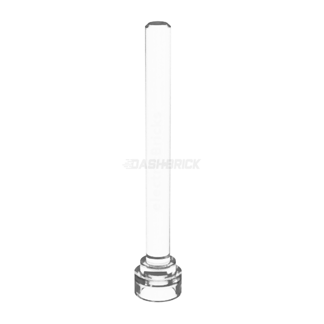 LEGO Antenna 4H - Flat Top, Trans-Clear [3957b]